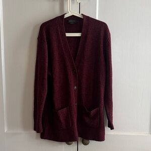Pendleton Women's Burgundy Cardigan Sweater